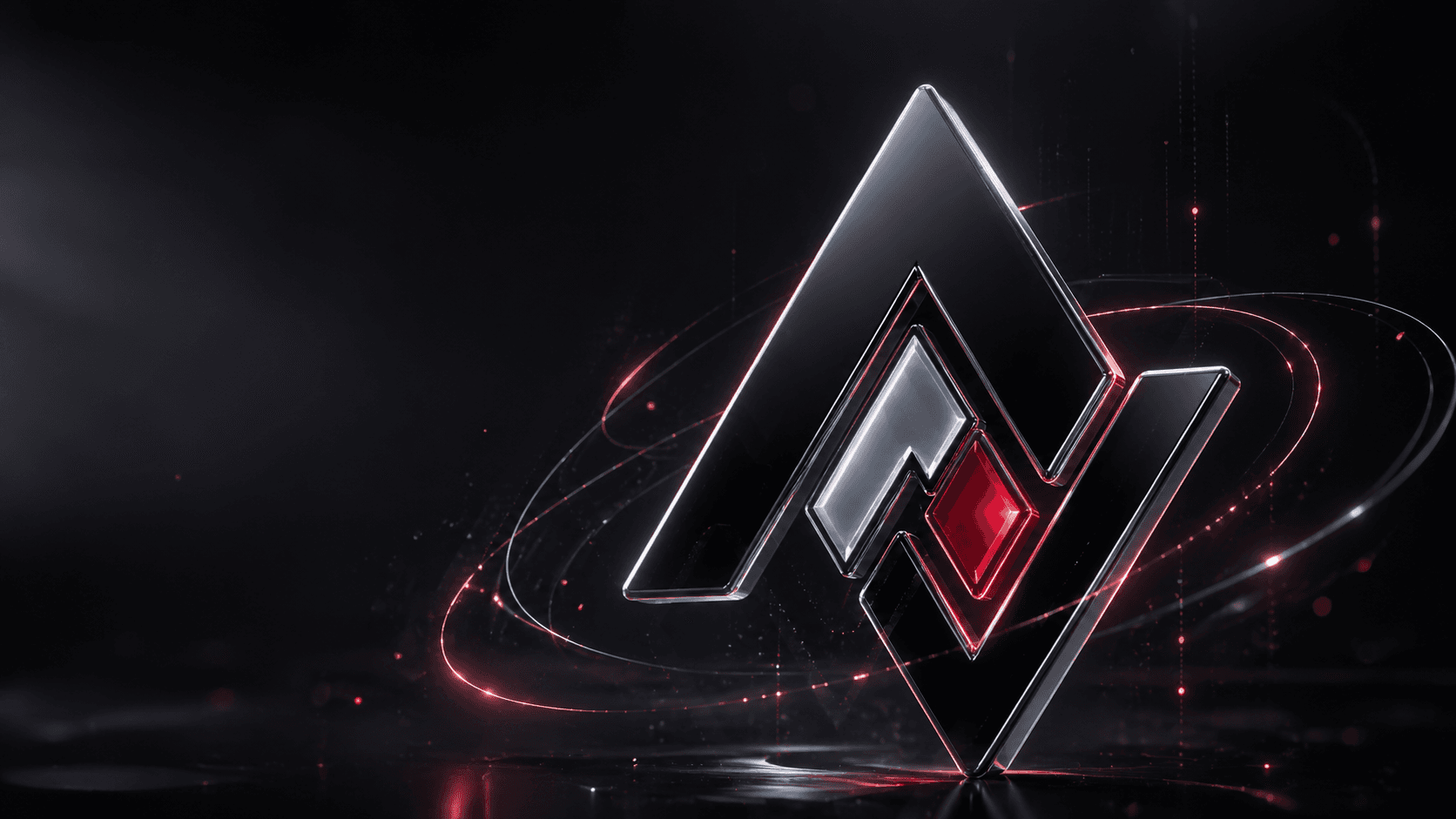 Avadix chrome logo cinematic background